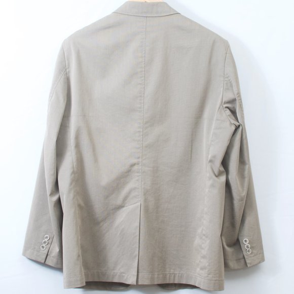 Bugatti 44R Sport Coat Beige Cotton Poly 2-Button Single Breasted Notch Lapel - Picture 3 of 7